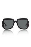 Karen Walker Sunglasses - Ultra Vulture - Black