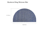 Chilewich Heathered Shag Welcome Mat - Pebble